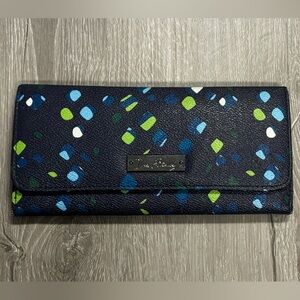 Vera Bradley Tri Fold Leather Magnetic Wallet